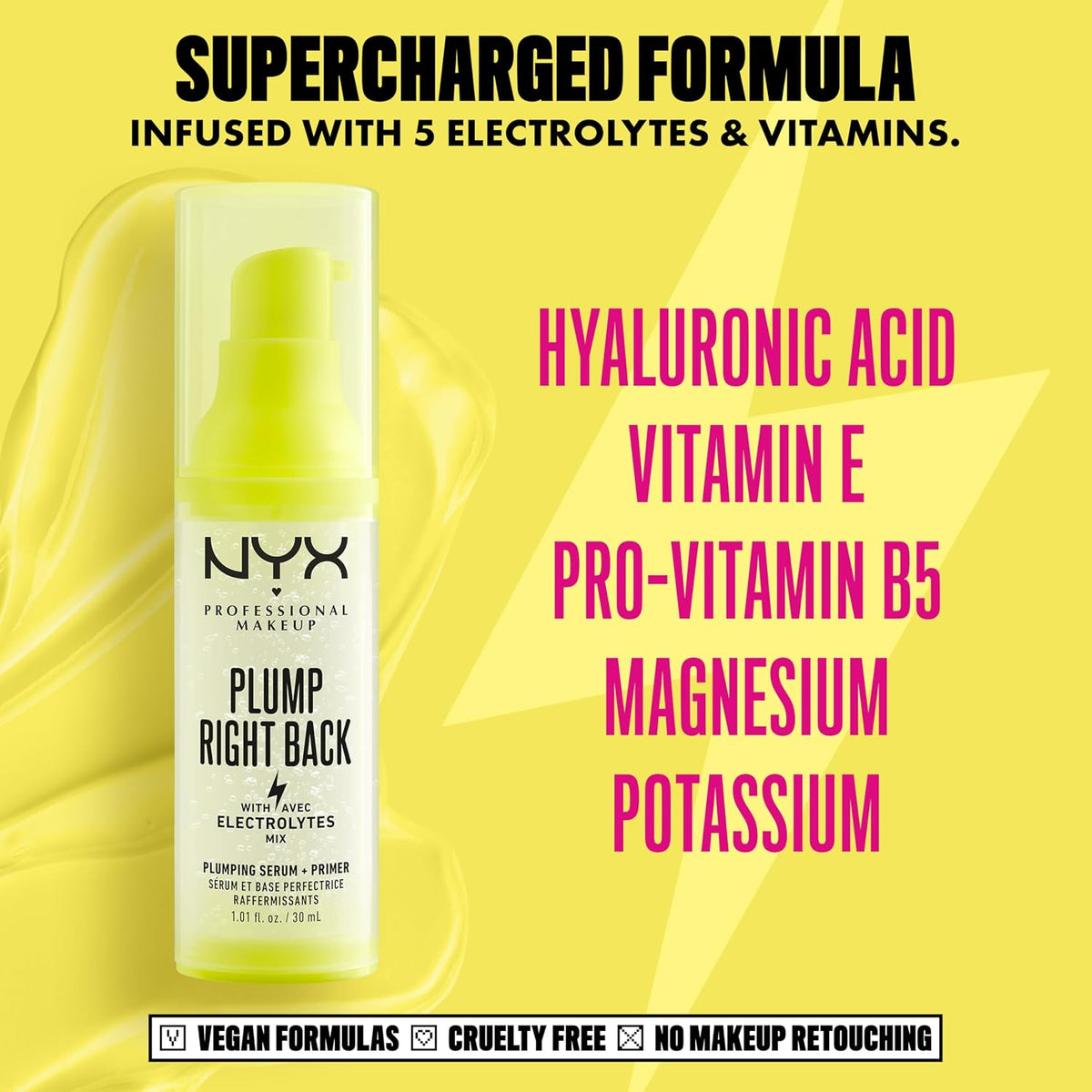 NYX Professional Makeup Plump Right Back Serum + Primer 1.01 fl oz (30 ml) — product image 2