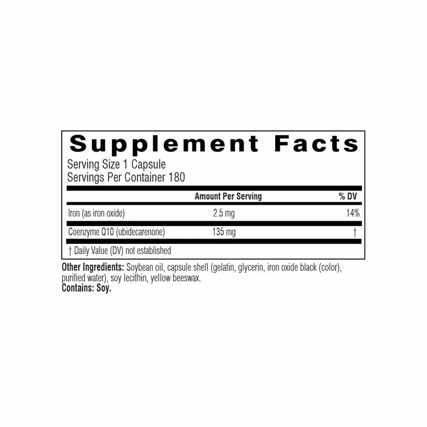 Swisse CoQ10 135mg Softgels 180 Count 6 Month Supply