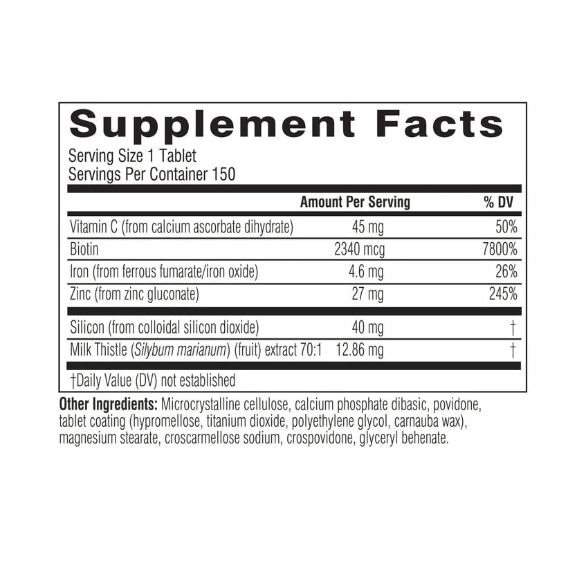 Swisse Biotin Hair Skin & Nails Vitamins 150 Tablets