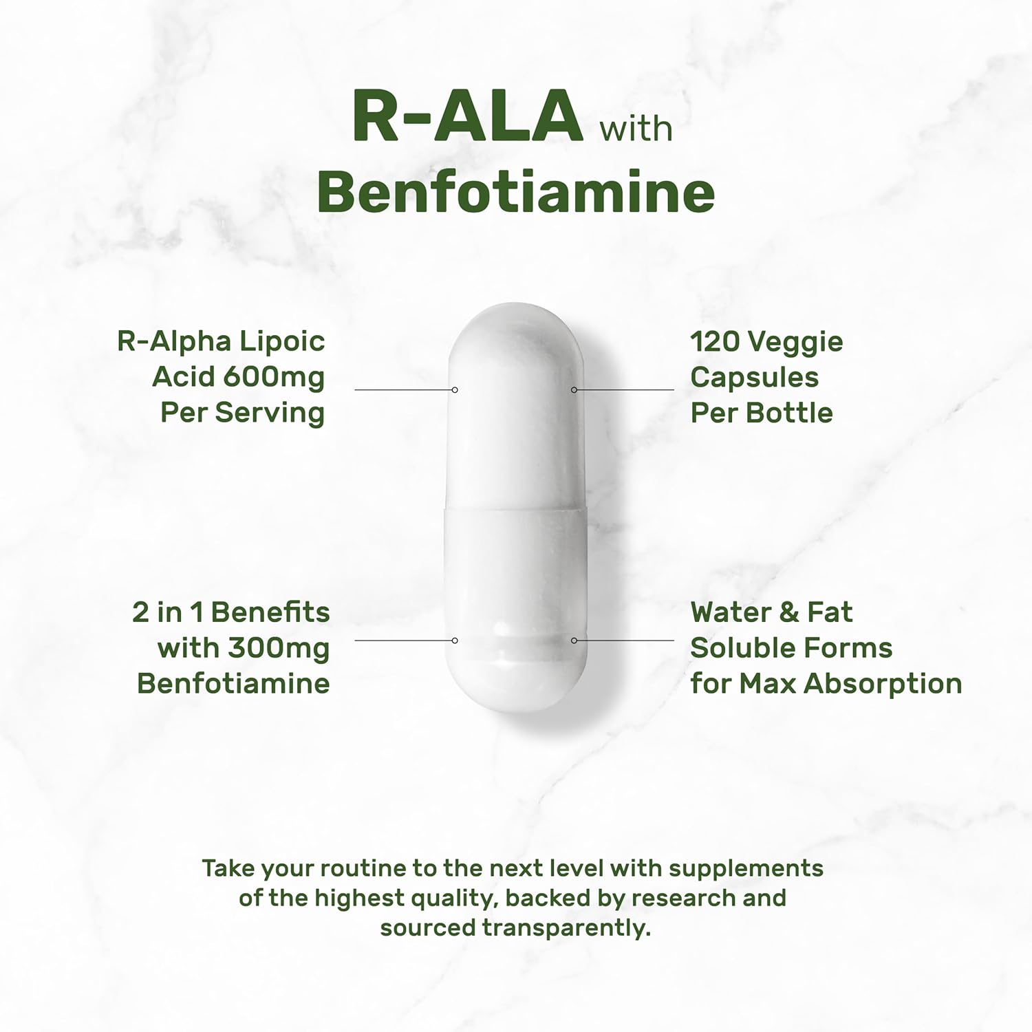 alpha lipoic acid capsules close up supplement