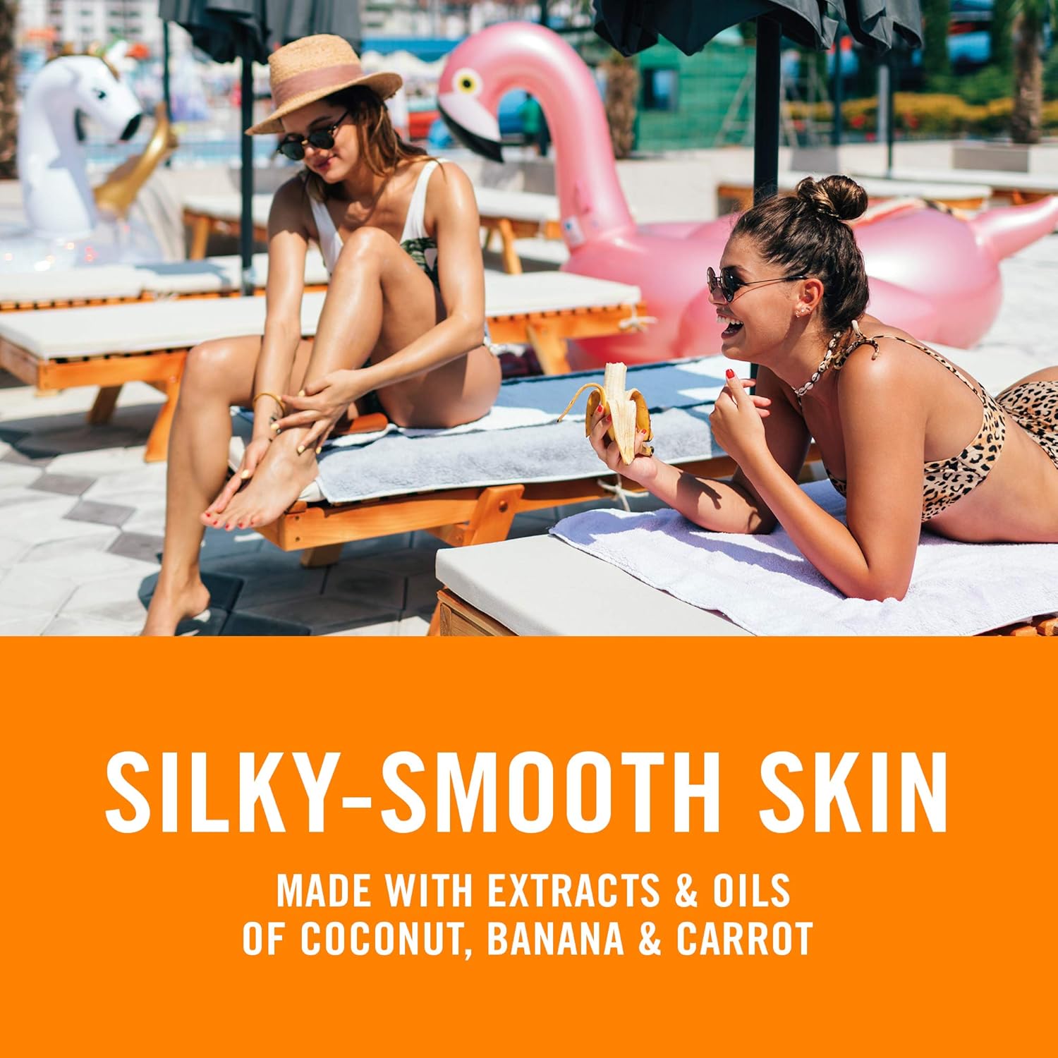 Banana Boat coconut oil SPF spray for tanning

