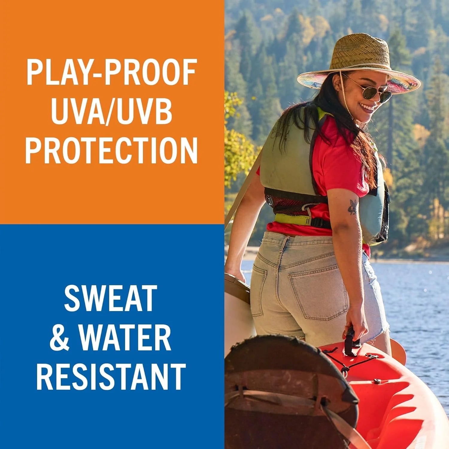 spf 50 mineral sunscreen water resistant outdoor use