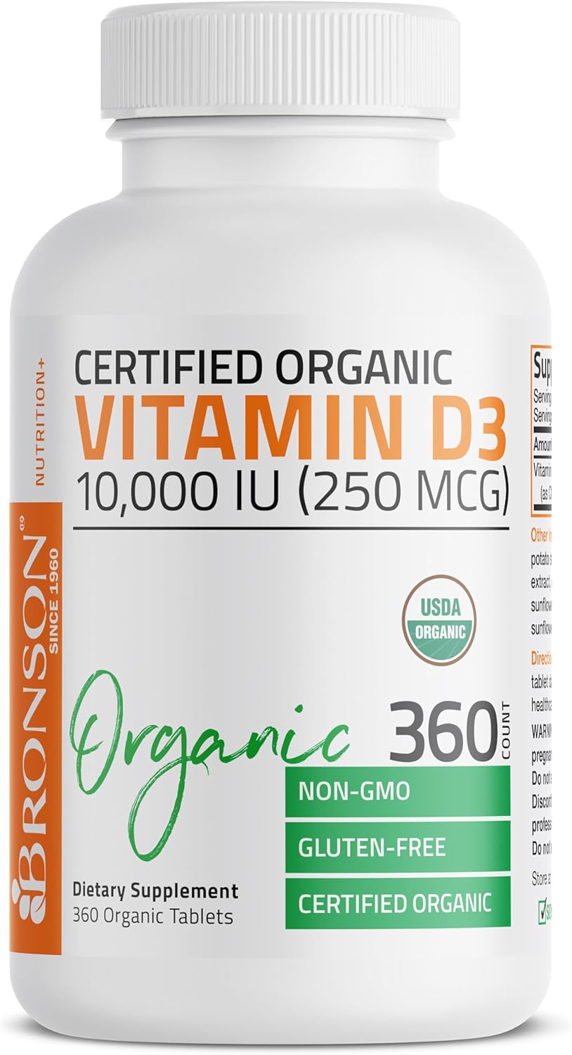 bronson organic vitamin c 1000mg capsules bottle 120 count