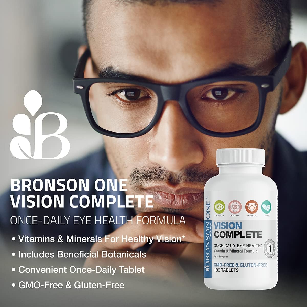 Bronson vision multivitamin front label