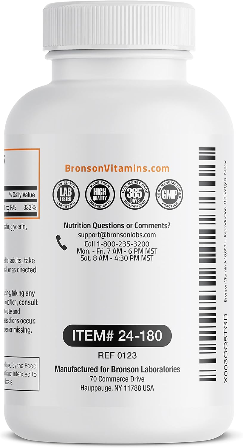 Bronson vitamin E capsules front label