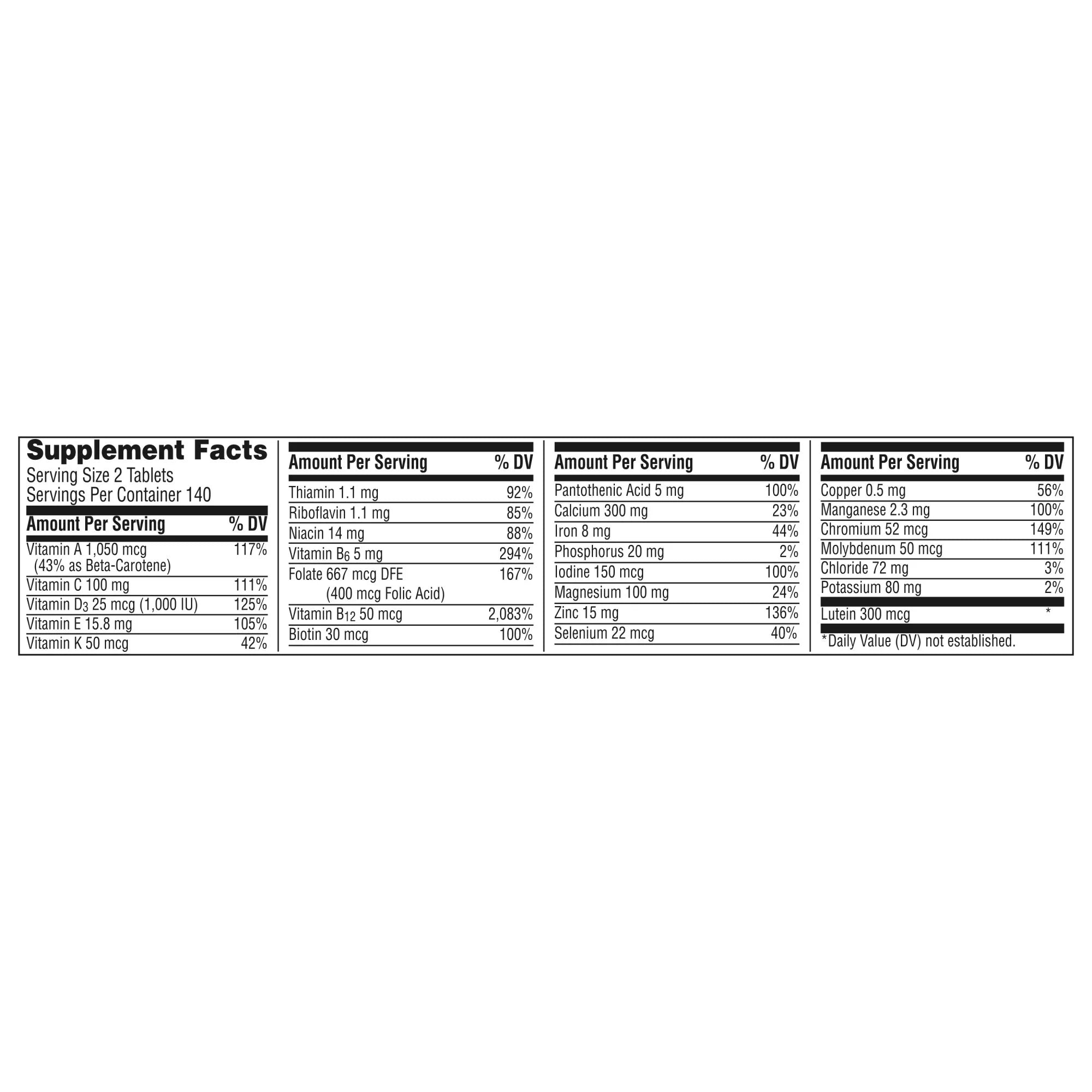 centrum women multivitamin supplement bottle