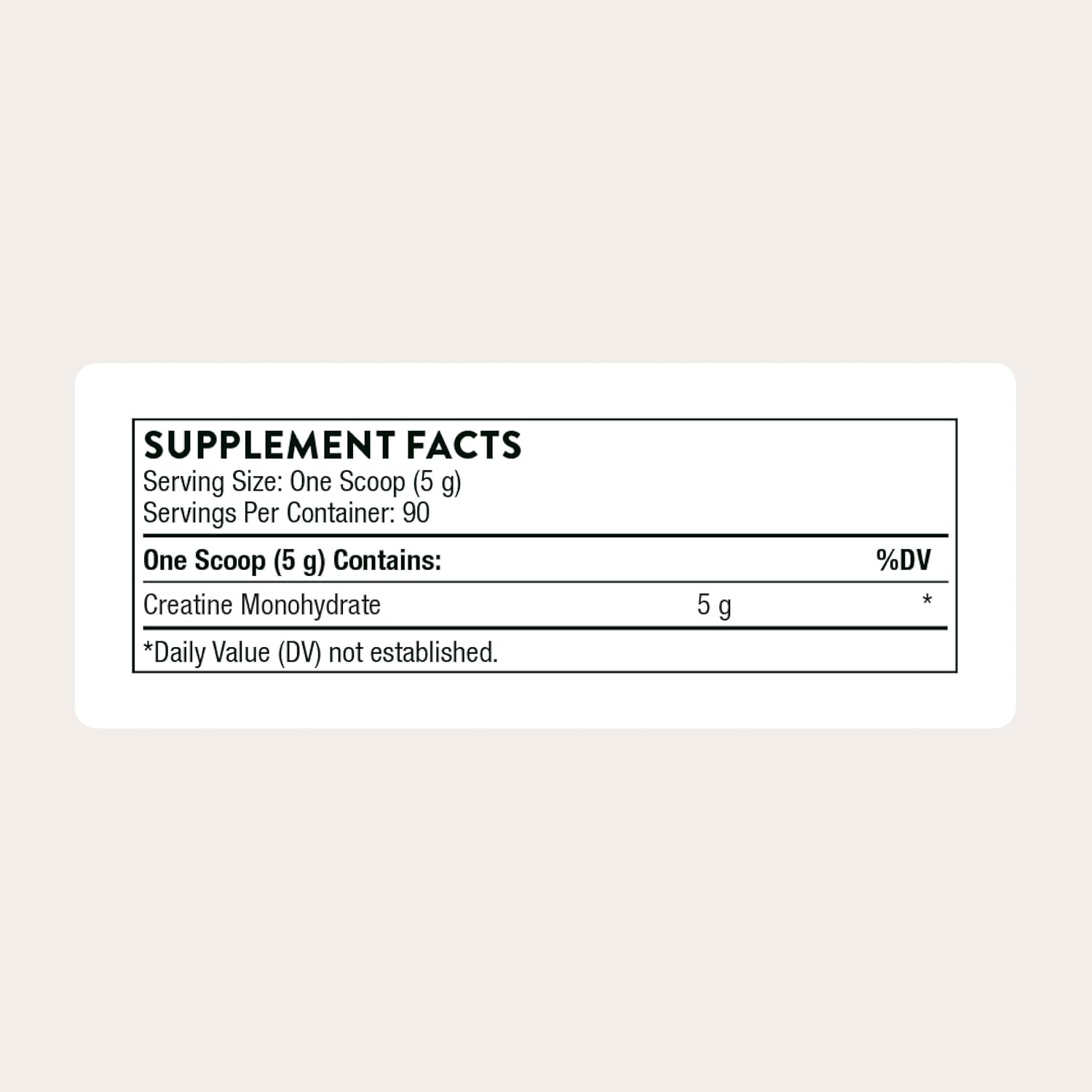 Creatine powder Thorne daily wellness routine