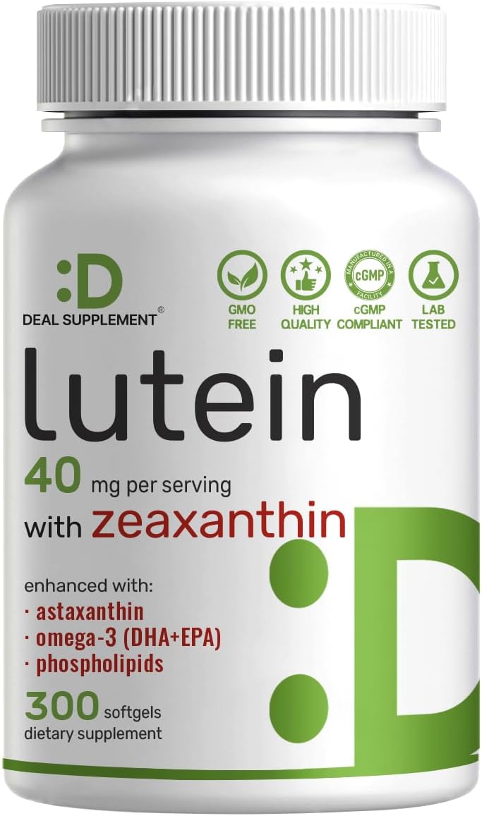 Deal Supplement lutein zeaxanthin softgels 120 count bottle
