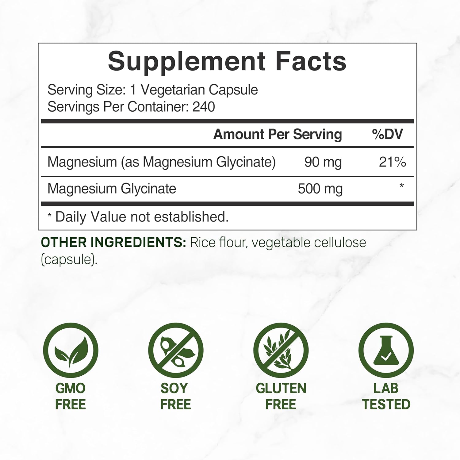 Deal Supplement magnesium capsules close up product