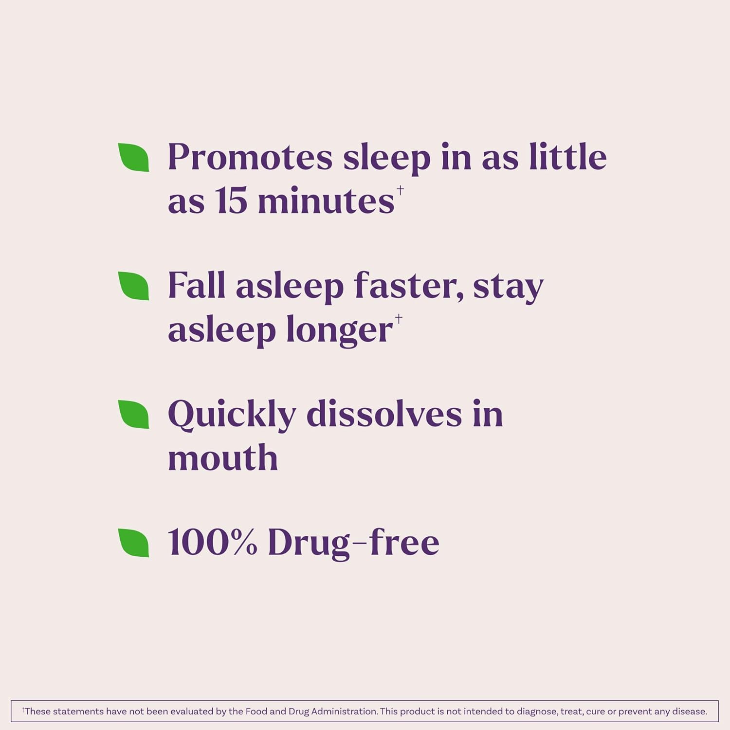fast dissolve melatonin tablets close up product