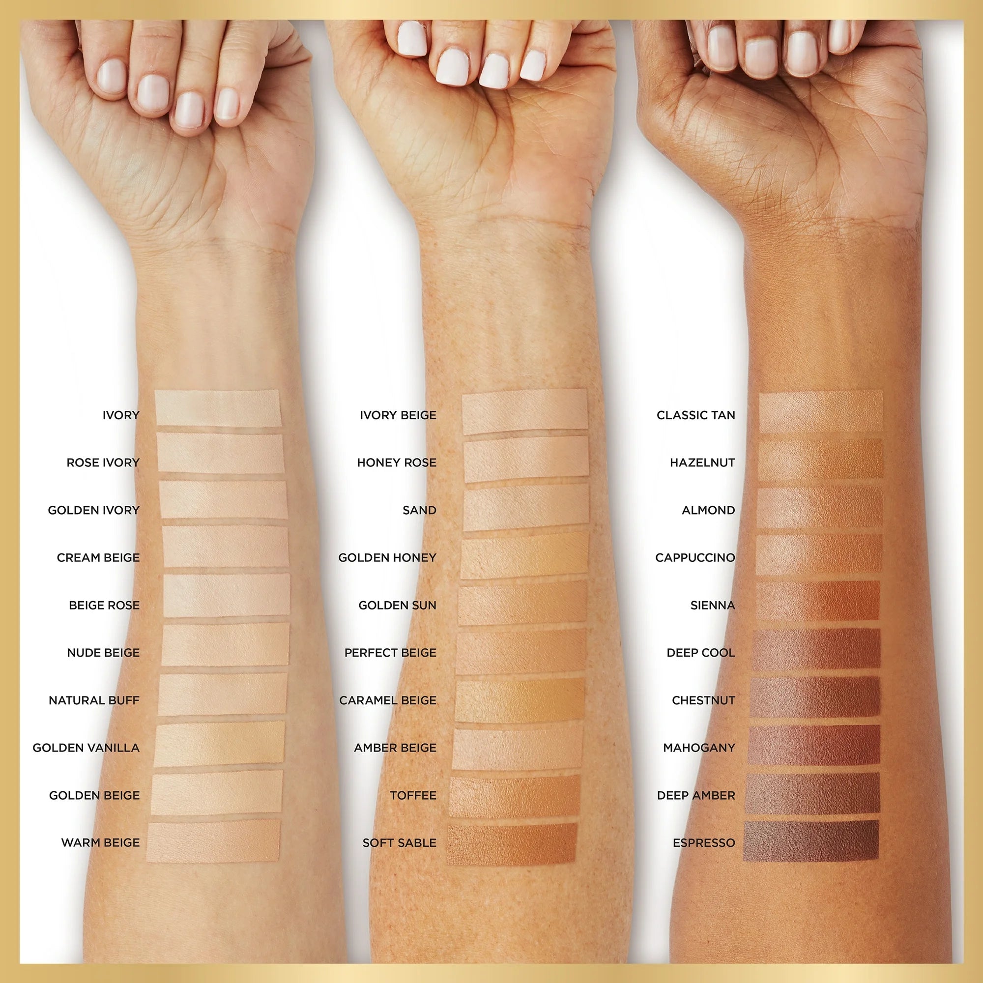 Radiant finish L’Oreal Golden Ivory foundation texture

