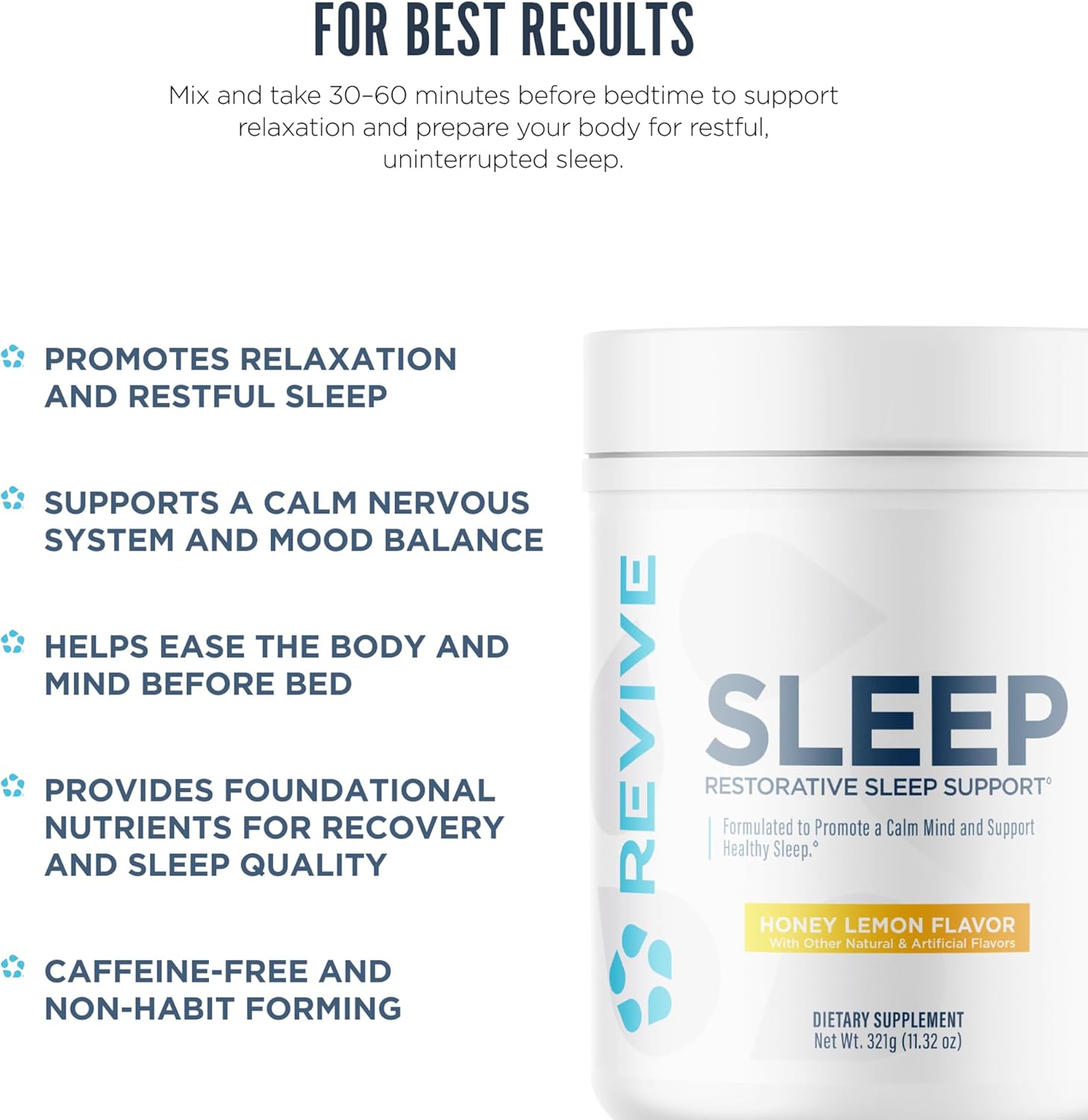Revive supplement capsules bottle front label
