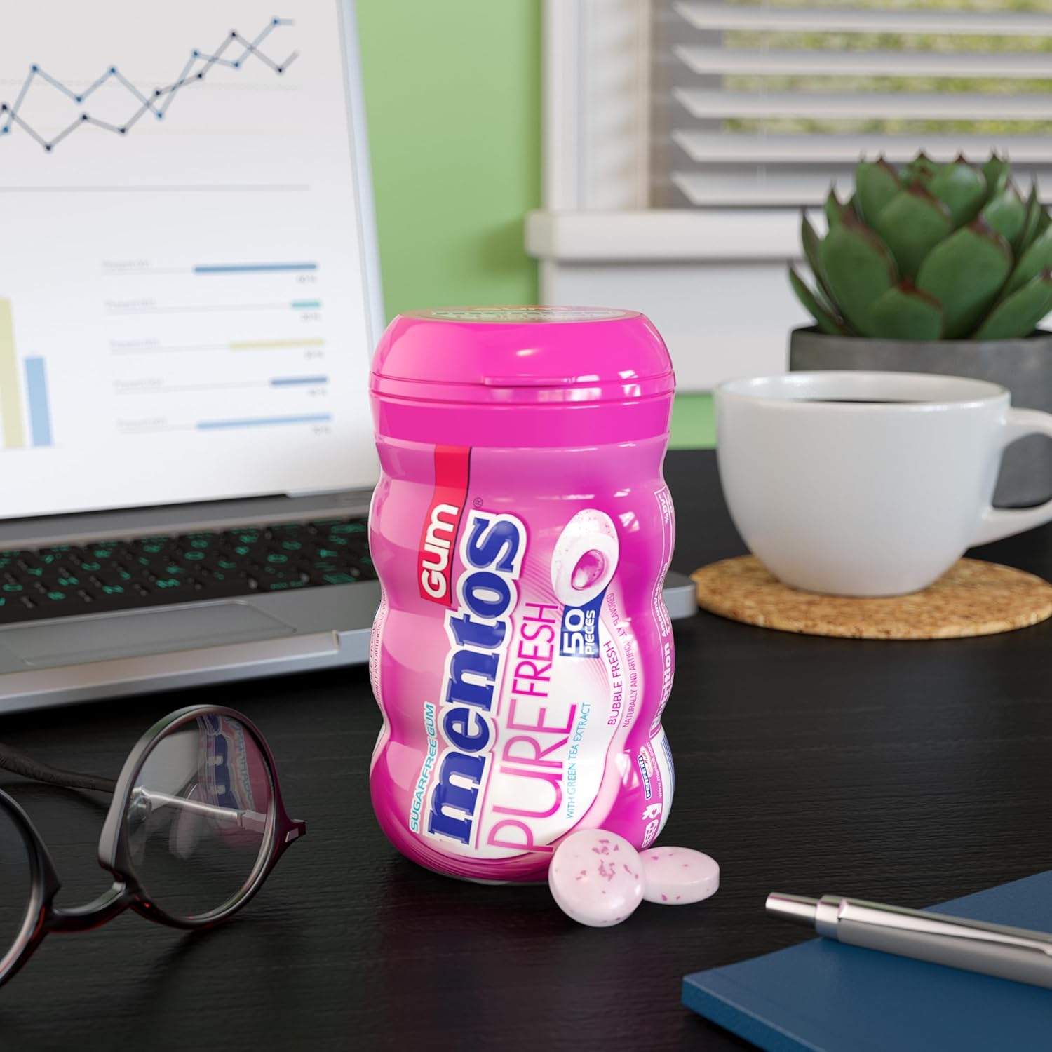 sugar free xylitol bubble gum 6 pack