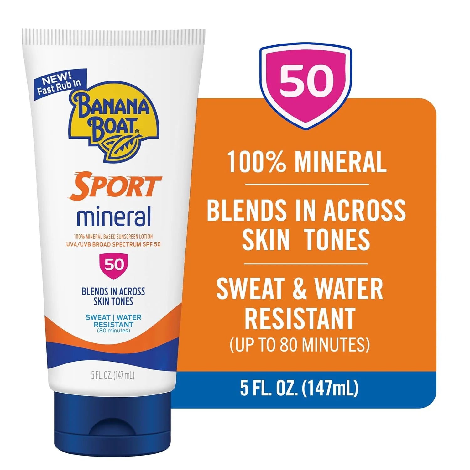 mineral sunscreen spf 50 sport lotion zinc bottle