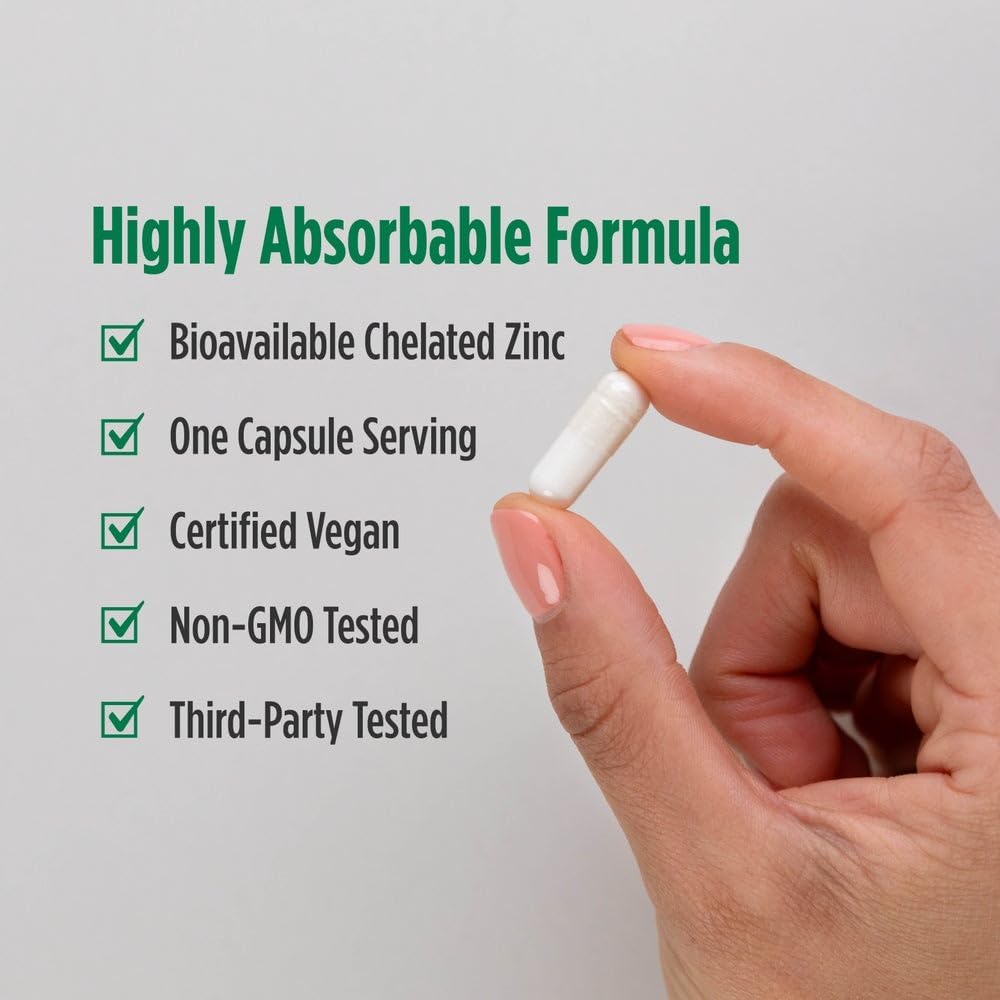 Nordic Naturals zinc capsules front label bottle