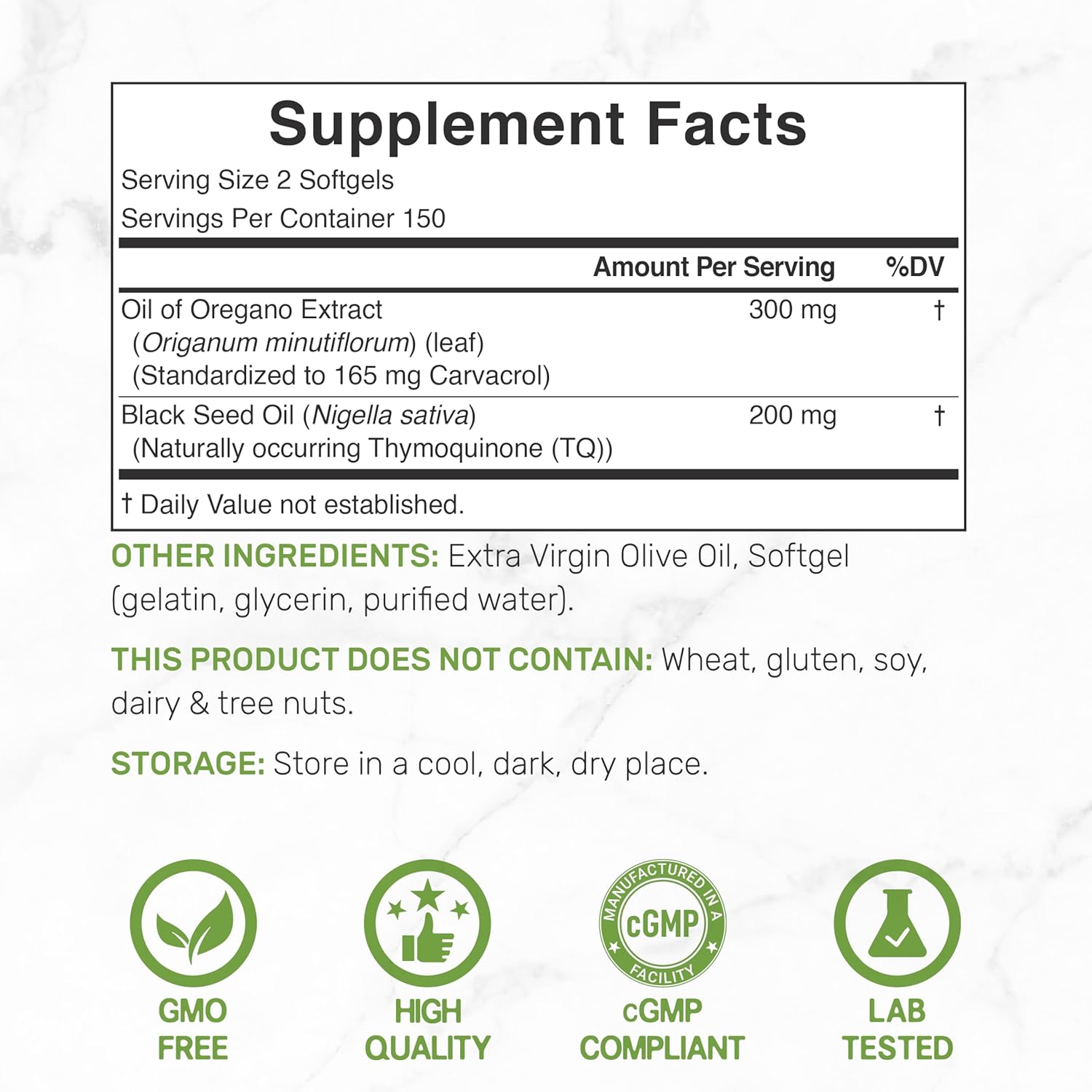 oregano oil capsules close up softgel supplement