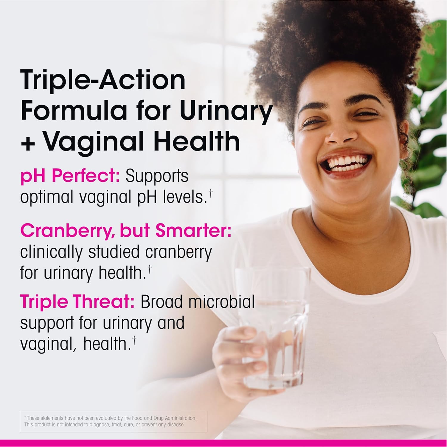 women wellness probiotic capsules close up product