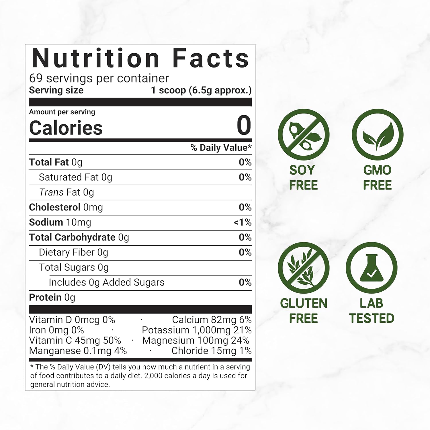 electrolyte drink mix powder sugar free lemon lime supplement