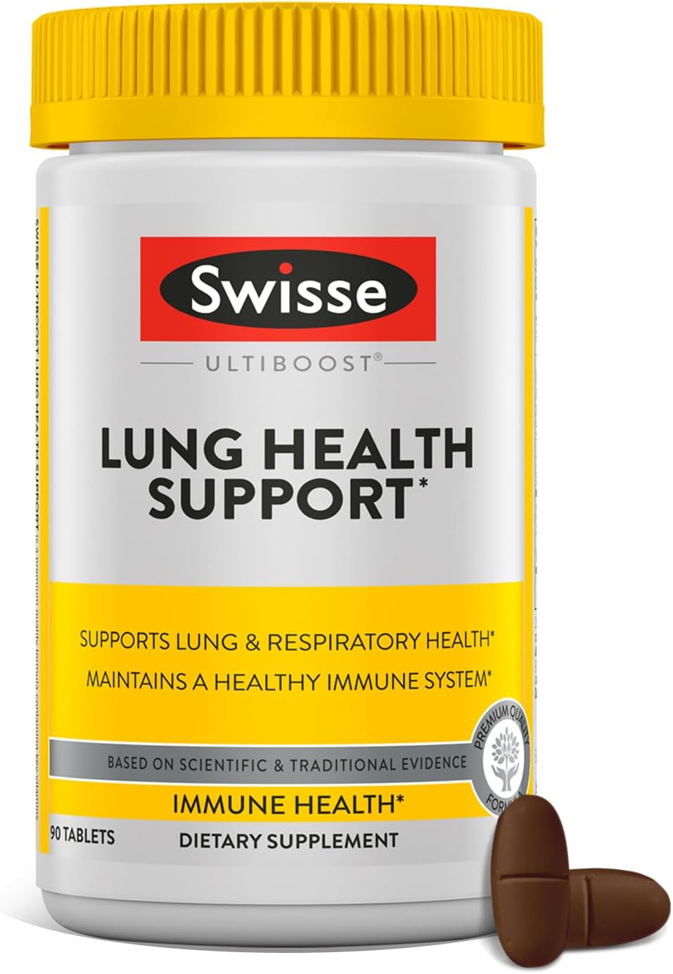 Swisse mullein leaf extract 90 tablets bottle