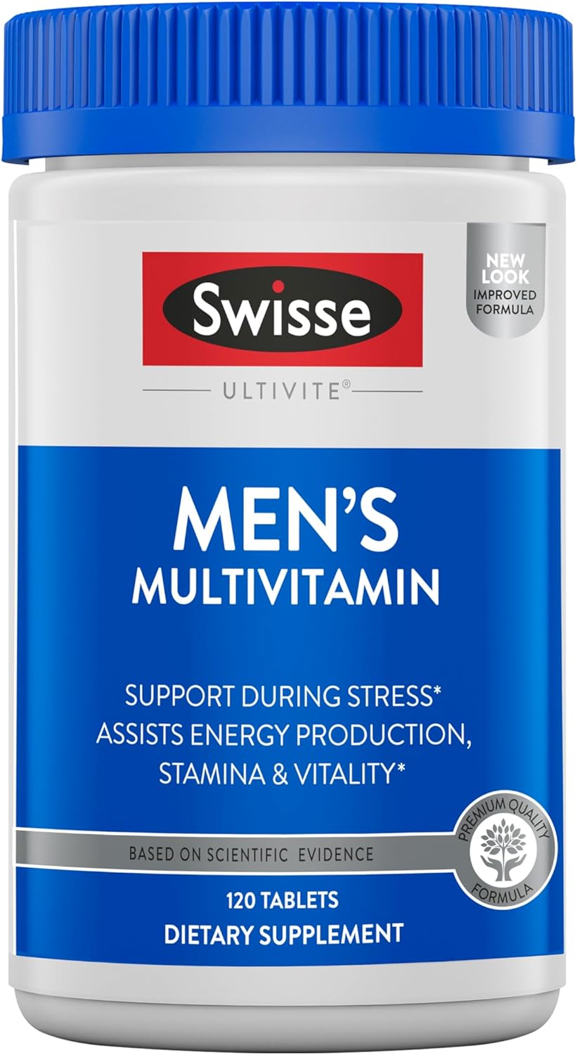 Swisse Ultivite men’s daily multivitamin 120 tablets bottle