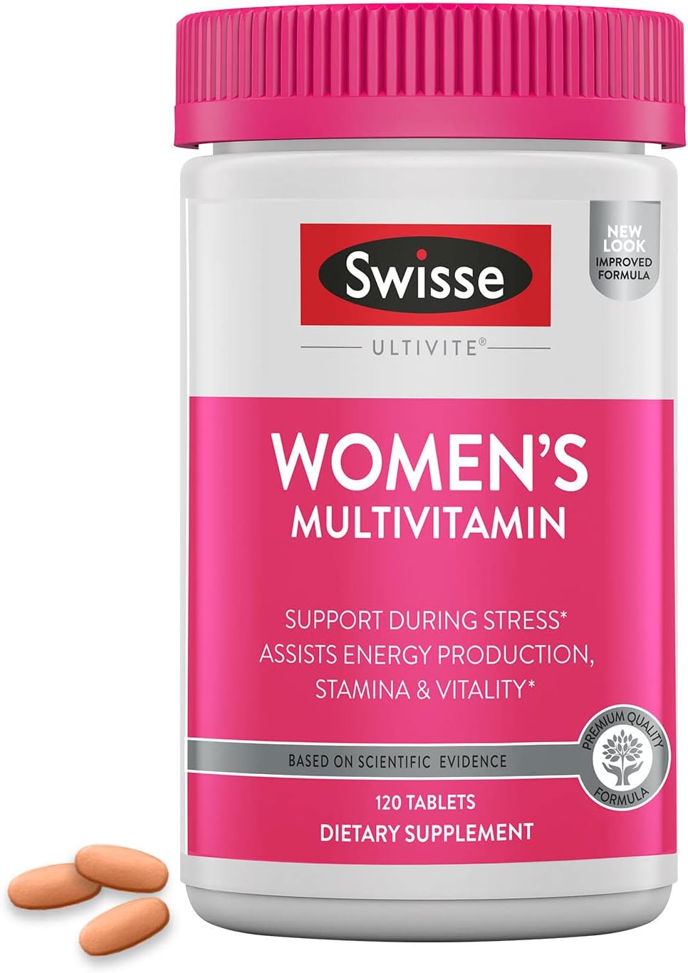 Swisse women’s daily multivitamin 120 tablets bottle