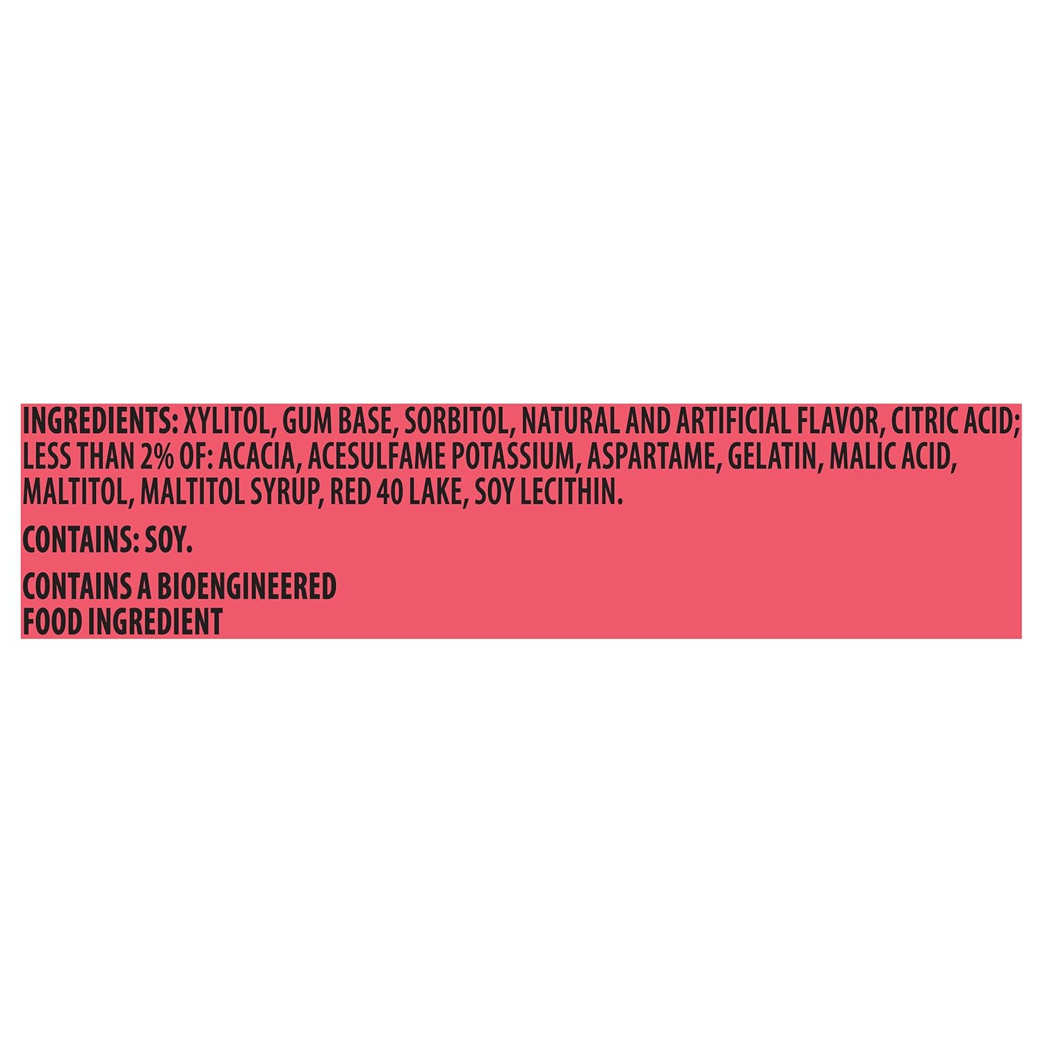 sugar free watermelon candy shell gum 4 bottles