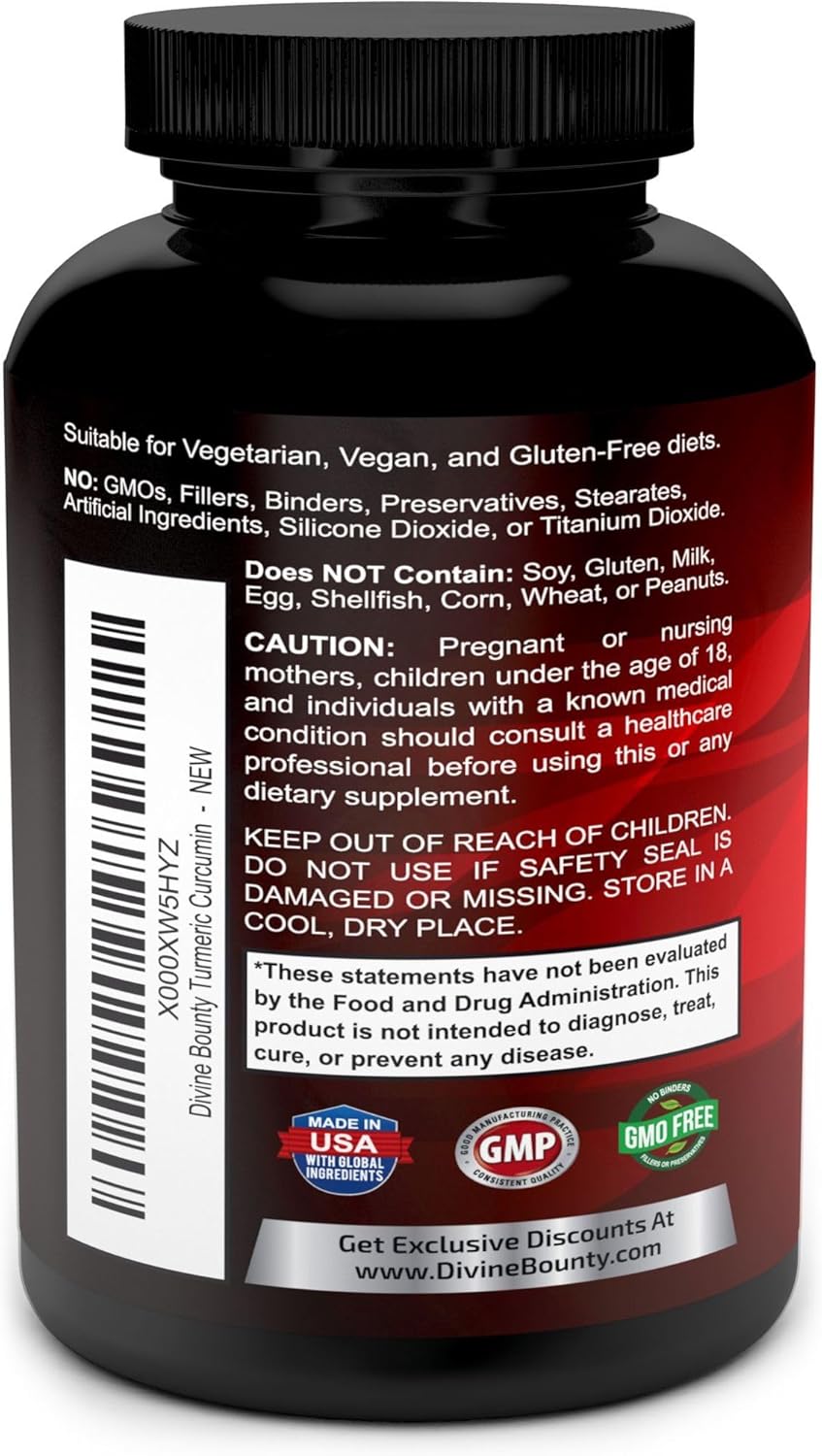 turmeric curcumin capsules close up product