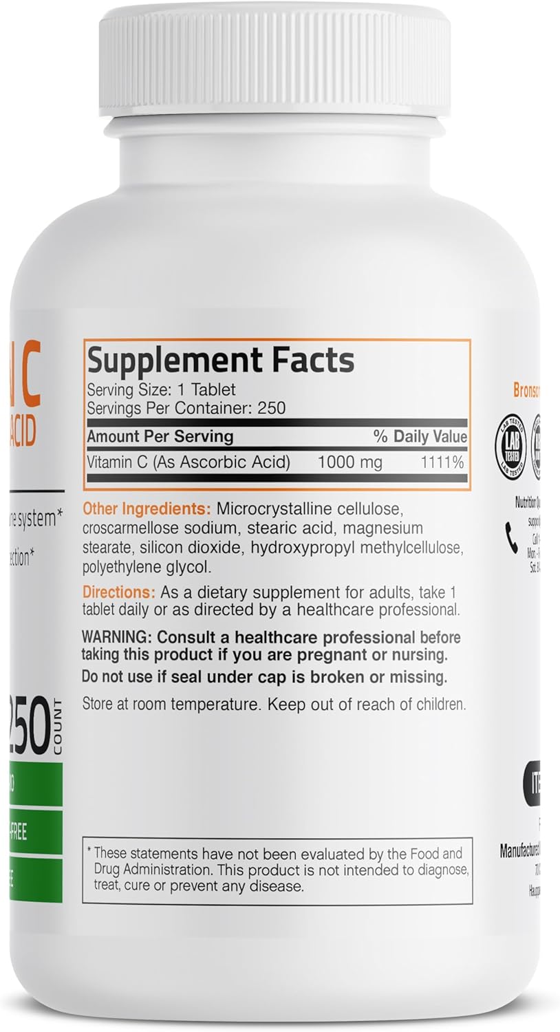 vitamin c tablets daily wellness routine supplement